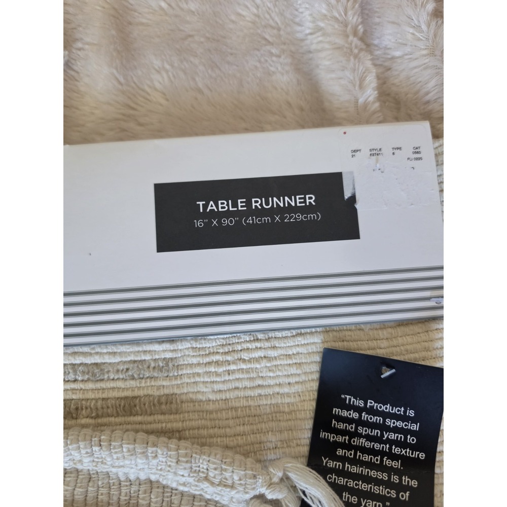 The Farmhouse Rachel Ashwell Table Runner 16" X 90"